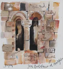 Janice Gray Rsw, A pair of architectural watercolours