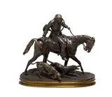 Valet le Chasse Louis XV by Pierre-Jules Mêne, patinated bronze, sold Nov 2017