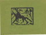Lyonel Feininger, Reiter in einer Landschaft, Um 1918, Holzschnitt auf grünem Seidenpapier