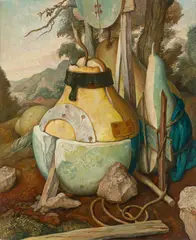 Samuel Bak, Still Life with Pears, 1982, Öl auf Leinwand
