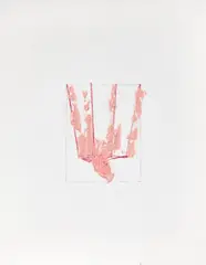 Richard Tuttle, Walk #5, 2006, Öl, Farbkreide und Bleistift auf Karton