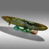 Bertil Vallien, Boat, cast and acid-etched glass