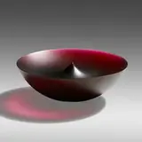 František Vízner, Bowl with Peak, 1996, cast glass