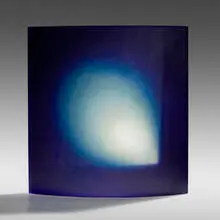 Colourfield 25 by Udo Zembok, 2007, cast glass, sold Jan 2022