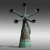 Val Bertoia, Rain Water-Wheel, 1983, welded bronze