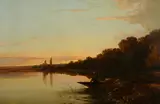 Edward Charles Williams, Tranquility, oil on canvas laid to masonite