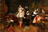 José Miralles-Darmanin, Vanity clothed, oil on canvas