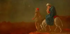 William Page, Flight into Egypt, circa 1859, oil on canvas