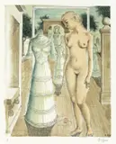 Paul Delvaux, La robe du dimanche
