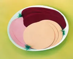 Thomas Demand, Wurstplatte, 1995, C-Print, 1995. Kodak-Papier
