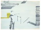 Magnus von Plessen, Ohne Titel, 2001, Öl auf Papier