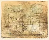 Les Voiliers by Zao Wou-ki, 1952, Farblithographie auf Velin, sold Dec 2012