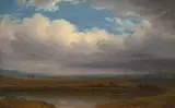 Carl Morgenstern, Gewitterwolken in der Campagna