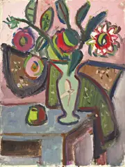 Blumenstilleben by Werner Gilles, 1936, Öl auf Leinwand, sold Nov 2011