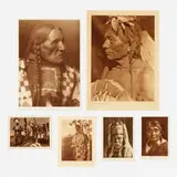 Edward S. Curtis, Collection of six works from The North American Indian, photogravures on japan paper