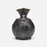 George E. Ohr, Vase, 1898-1910, glazed earthenware