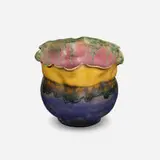 George E. Ohr, Vase, 1898-1910, glazed earthenware