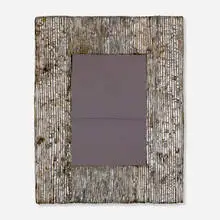 Picture frame by Line Vautrin, c. 1955, Talosel resin, glass, sold Apr 2025