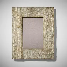 Picture frame by Line Vautrin, c. 1955, Talosel resin, glass, sold Apr 2025