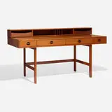 Peter Løvig Nielsen, Desk, 1968, teak, brass
