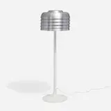 Hans Agne Jakobsson, Floor lamp, model G149, c. 1965, spun aluminum, lacquered steel