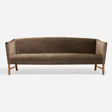 Ole Wanscher, Sofa, 1960, upholstery, mahogany