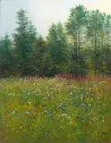 Charles Neal, Eycot Wood, Early Morning; Eycot Wood, Mid-Afternoon (A group of two)