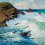 Leon Durand Bonnet, Summer Afternoon, circa 1929, oil on canvas