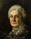 Frank Duveneck, Old Lady with a Cap