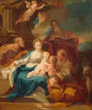 Giambattista Pittoni, Madonna and Child, oil on canvas