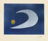 Joan Miró, Aus: „Càntic del Sol, 1975, Farbaquatinta auf Arches-Velin