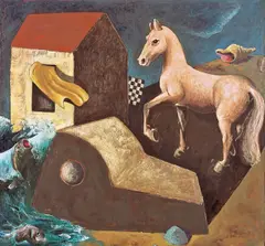 Peter Chevalier, Lied der Muschel, 1984, Acryl auf Leinwand