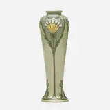 Frederick Hurten Rhead for Roseville Pottery, Della Robbia vase, 1906-07, glazed earthenware