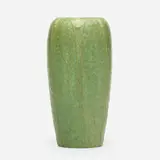 Ruth Erickson for Grueby Faience Company, Vase with leaves and buds, 1899-1910, glazed earthenware