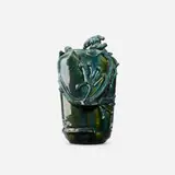 Edward Gardner Lewis, Rare vase with dragon, c. 1910, glazed earthenware