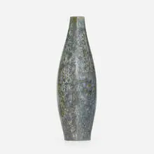 Vase by University City, 1913, crystalline-glazed porcelain, sold Jan 2022