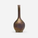 Maria Longworth Nichols Storer, Rare vase with crab and jellyfish, 1895, oxblood-glazed porcelain