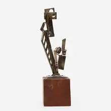 Rolph Scarlett, Untitled, wood, quartz, silver, agate