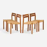 Niels O. Møller, Dining chairs, set of four