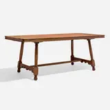 Rud. Rasmussens Snedkerier, Early coffee table, c. 1925, oak, leather