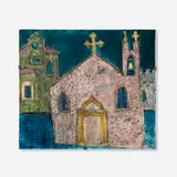Rut Bryk, Wall plaque, c. 1955, glazed earthenware