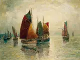 Paul King, Evening Sun, oil on canvas
