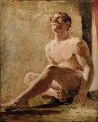Ra William Etty, The Captive, oil on canvas