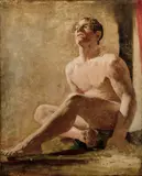 Ra William Etty, The Captive, oil on canvas