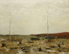 Bruce Crane, Late autumn, oil on canvas