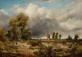 Frederick William 'Waters' Watts, Hedingham Castle, Essex, oil on canvas