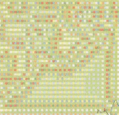 Herbert W. Franke, Metamorphose C, 1973, Sicograph-Plotterzeichnung auf Papier