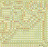Herbert W. Franke, Metamorphose C, 1973, Sicograph-Plotterzeichnung auf Papier
