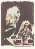 Neo Rauch, Brüter, 2011, Farblithografie auf Bütten