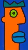 Thierry Noir, ICH BEOBACHTE DIE WOLKEN. DER TAG HAT GERADE ANGEFANGEN